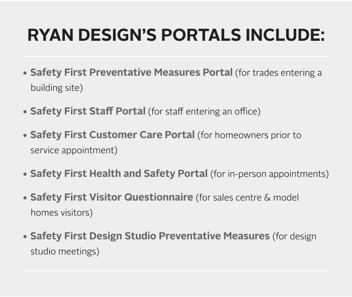 Mandatory pre-screening Safety First Portals